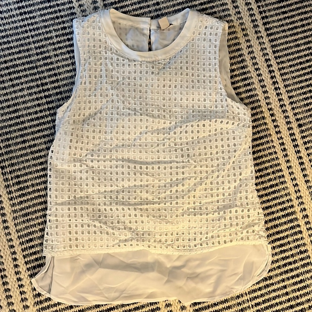 J.crew sleeveless top size 2